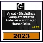  COMBO: Anual - INTENSIVOS I e II + Complementares Estaduais e Federais + Legislação Penal Especial + Formação Humanística (G7 2023)